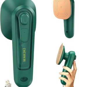 Mini Plancha Al Vapor Viajera Portatil 110ml Con Goma Calor